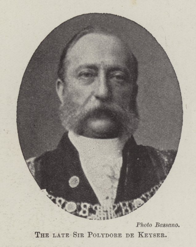 Il defunto Sir Polydore de Keyser da English Photographer