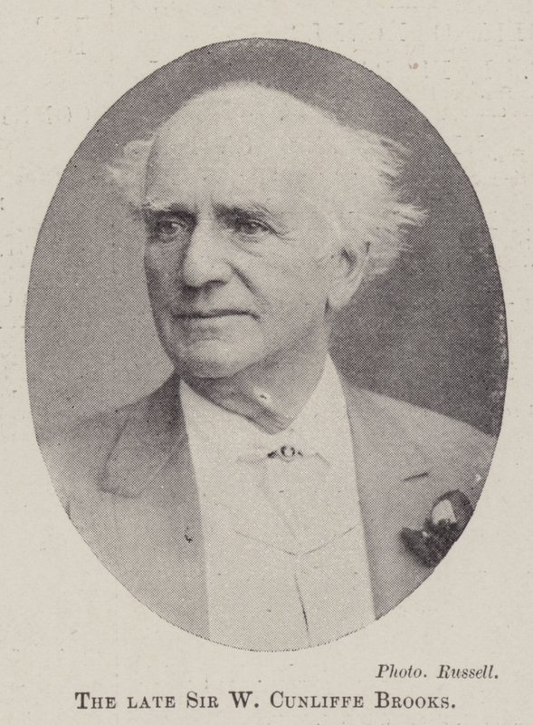 Il defunto Sir W Cunliffe Brooks da English Photographer