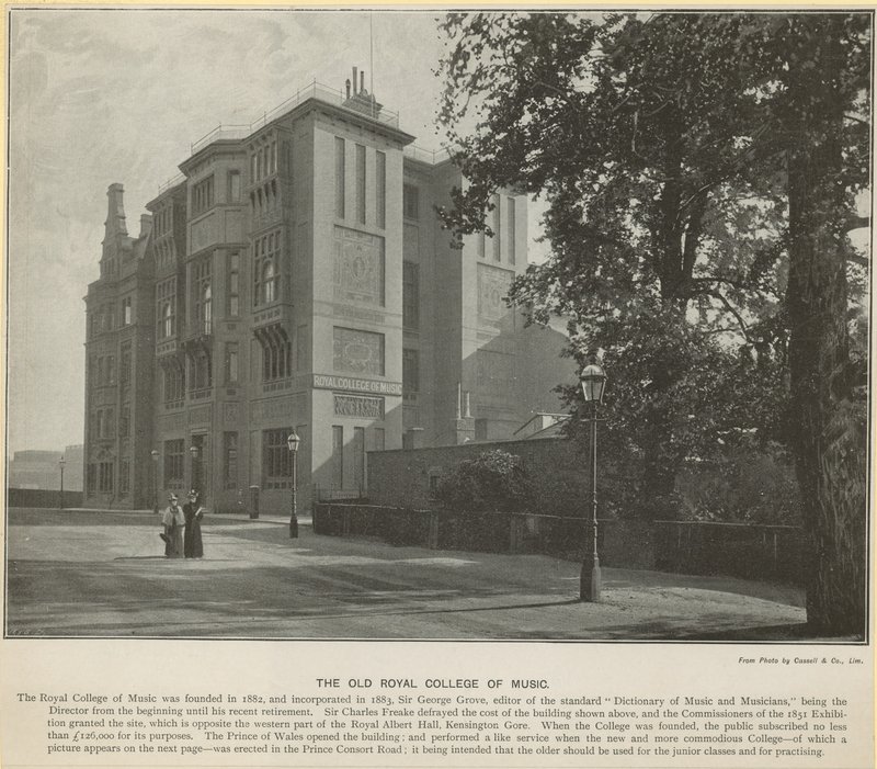 Il vecchio Royal College of Music da English Photographer