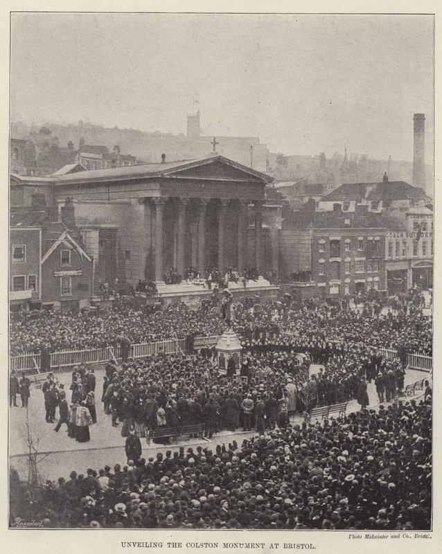 Inaugurazione del Monumento a Colston a Bristol da English Photographer