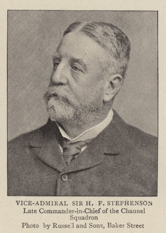 Il Vice-Ammiraglio Sir H F Stephenson da English Photographer