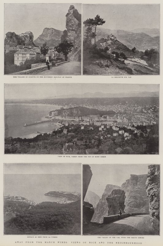 Vedute di Nizza e dintorni da English Photographer