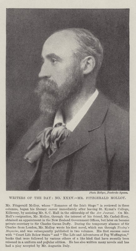 Scrittori del giorno, il signor Fitzgerald Molloy da English Photographer
