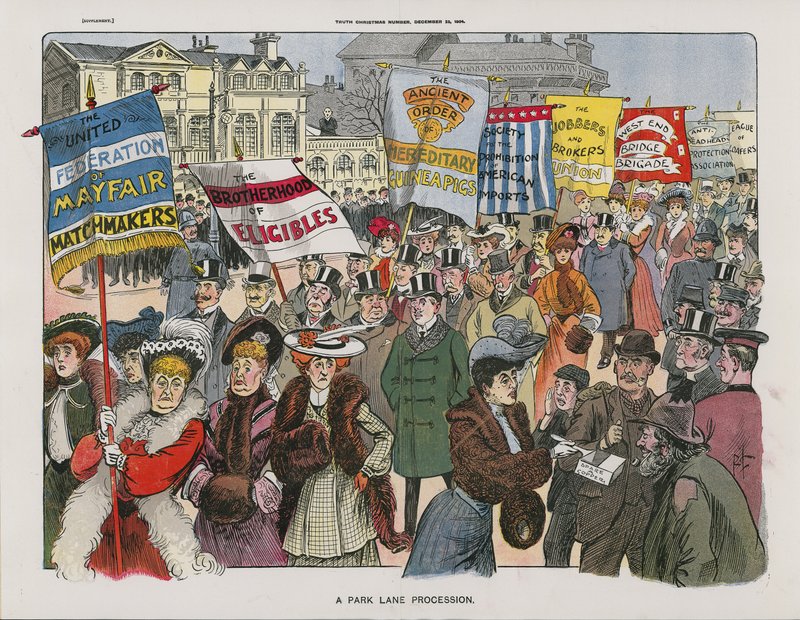 Una processione a Park Lane da English School