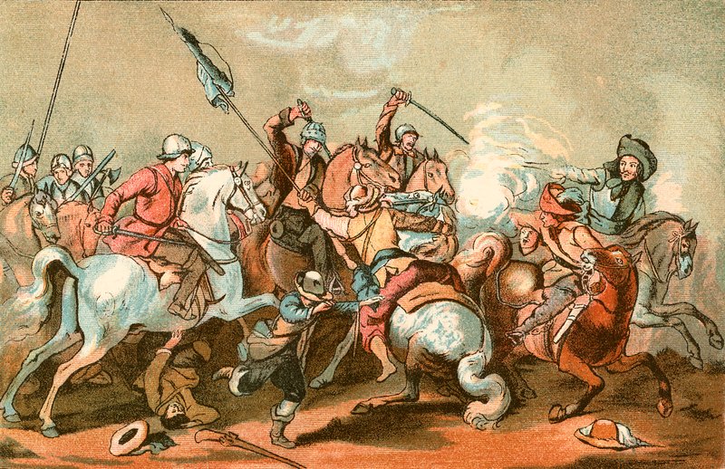 Scaramuccia di cavalleria da English School