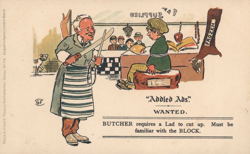 Cartolina Addled Ads da English School