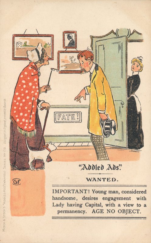 Cartolina Addled Ads da English School
