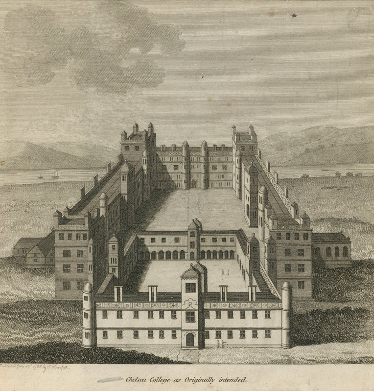 Veduta aerea del Chelsea College da English School