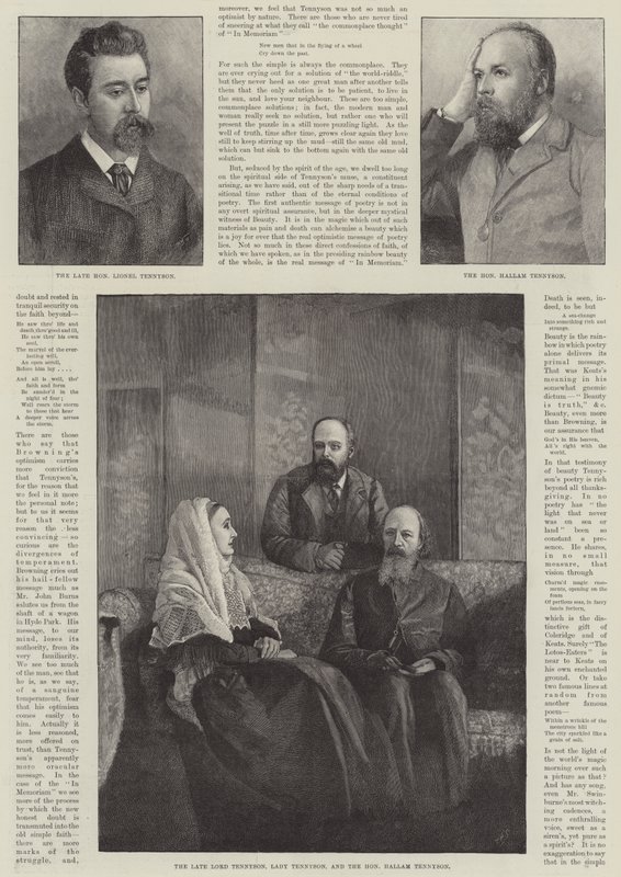 Alfred, barone Tennyson, poeta laureato da English School