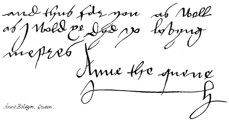 Anna Bolena, Regina da English School