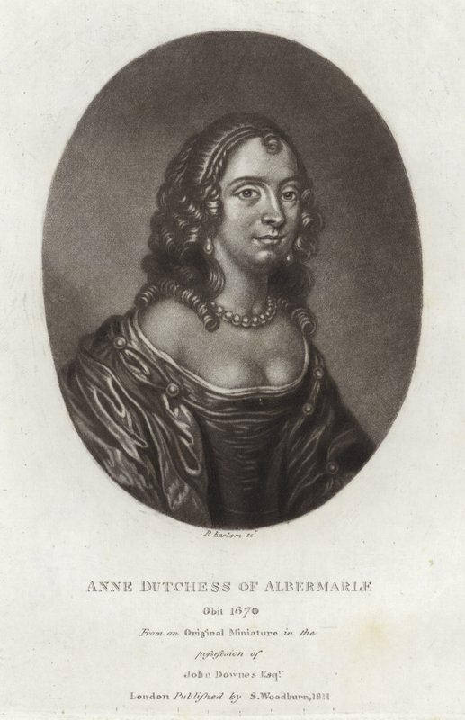 Anne Duchessa di Albemarle da English School