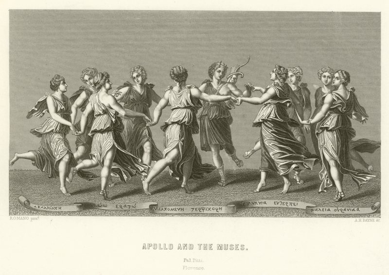 Apollo e le Muse da English School
