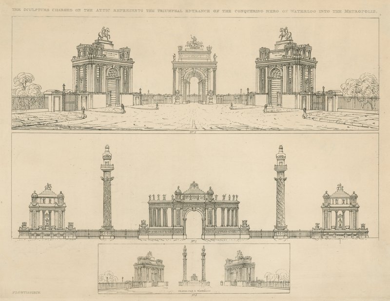 Impressioni artistiche per monumenti da English School