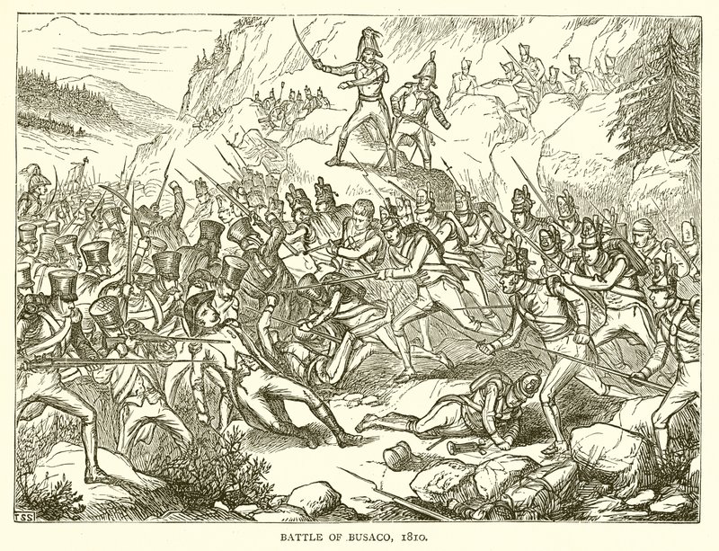 Battaglia di Busaco, 1810 da English School