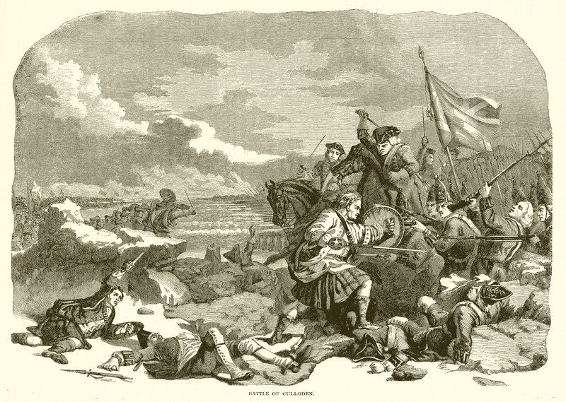 Battaglia di Culloden da English School