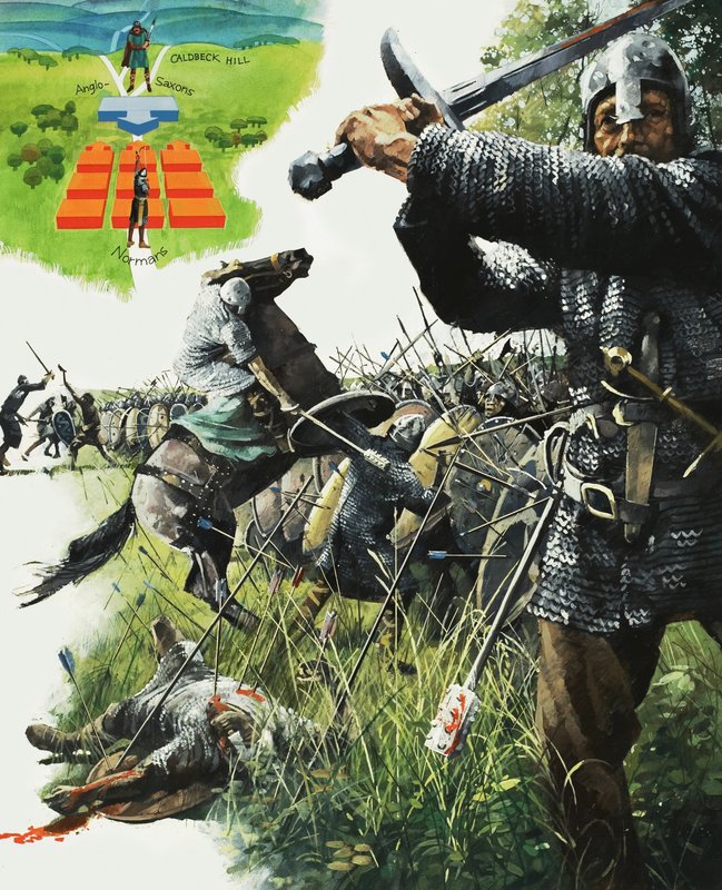 Battaglia di Hastings da English School