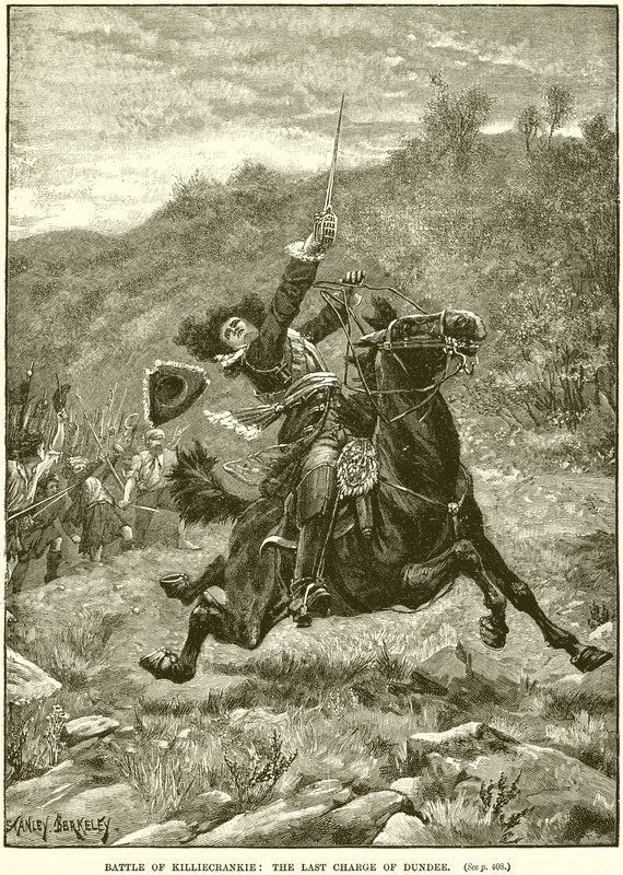 Battaglia di Killiecrankie: La carica di Dundee da English School