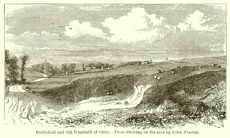 Campo di Battaglia e Vecchio Mulino a Vento di Crecy da English School