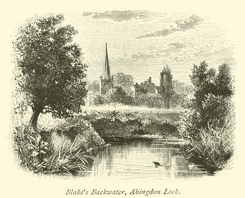 Blakes Backwater, Abingdon Lock da English School