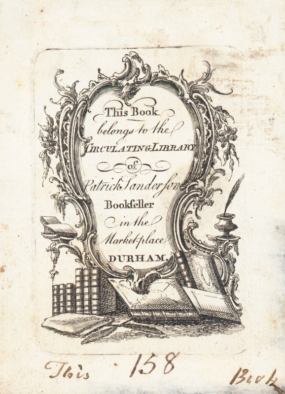 Ex libris, Patrick Sanderson da English School