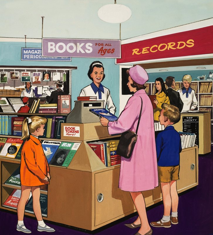 Commessa della libreria da English School