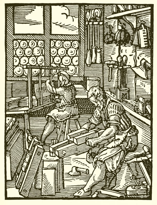 Rilegatura del libro nel XV secolo da English School