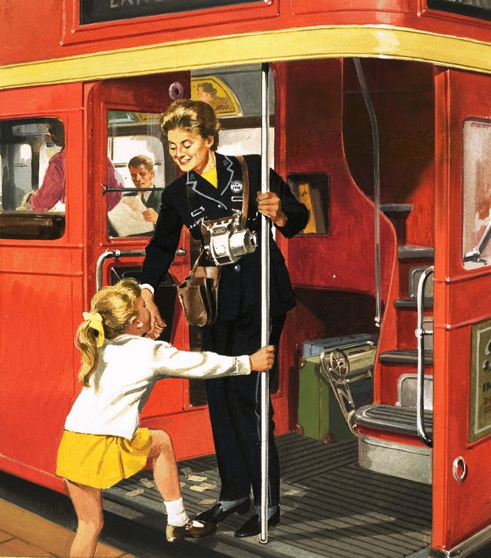 Conduttore di autobus da English School