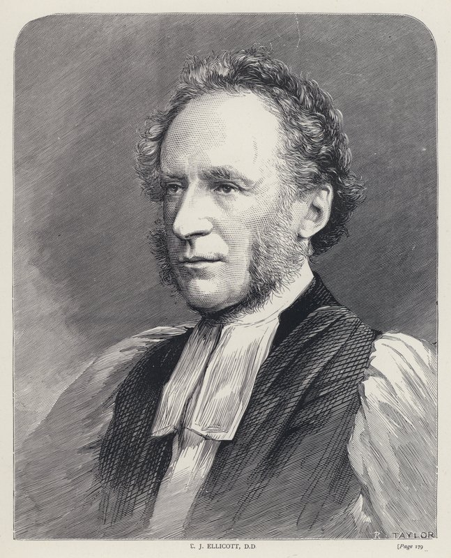 C J Ellicott, DD (incisione) da English School