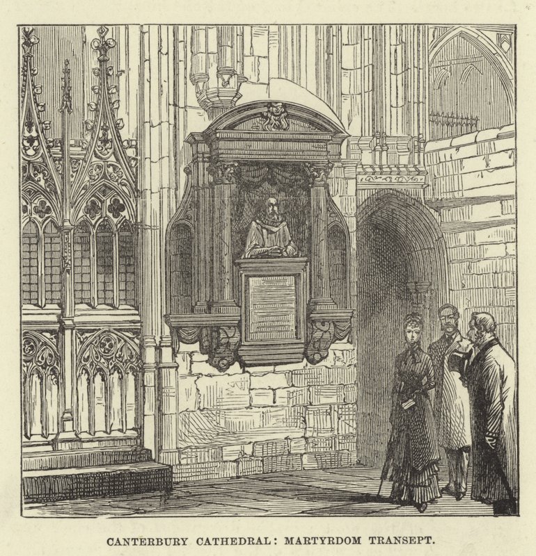 Cattedrale di Canterbury, transetto del martirio da English School