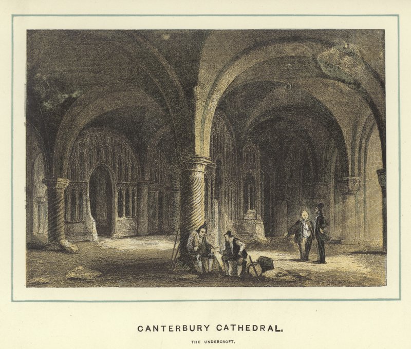 Cattedrale di Canterbury, la cripta da English School