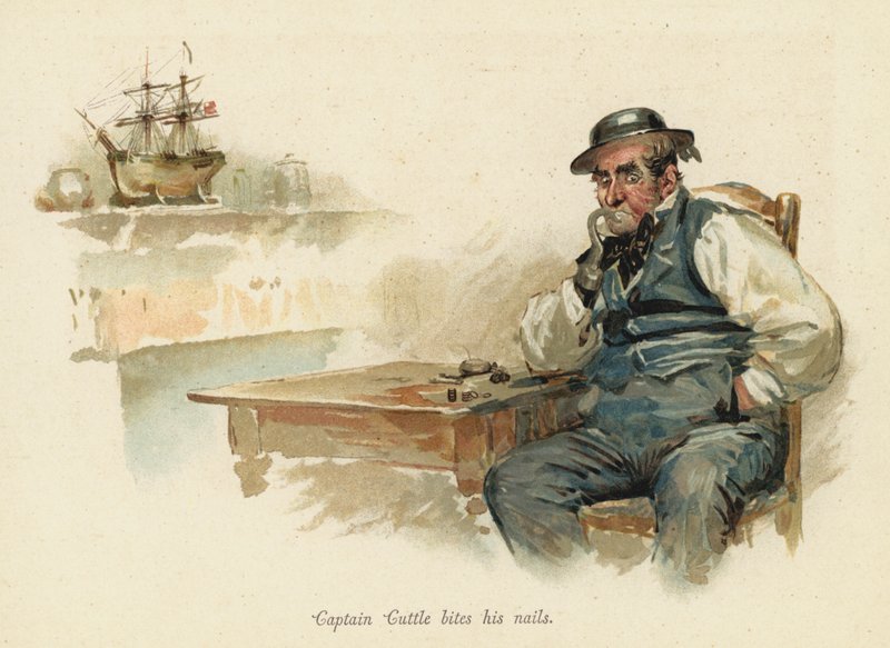 Capitano Cuttle si morde le unghie da English School