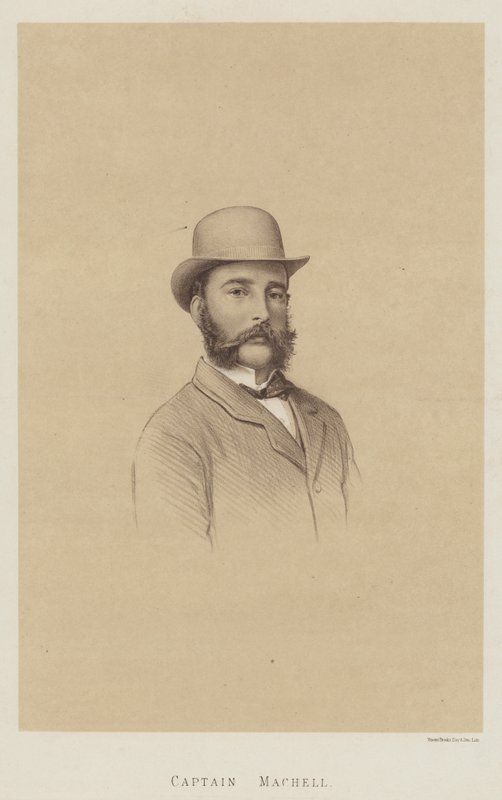 Capitano Machell, "Jem" (litografia) da English School