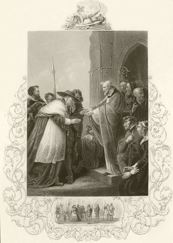 Il cardinale Wolsey entra nell