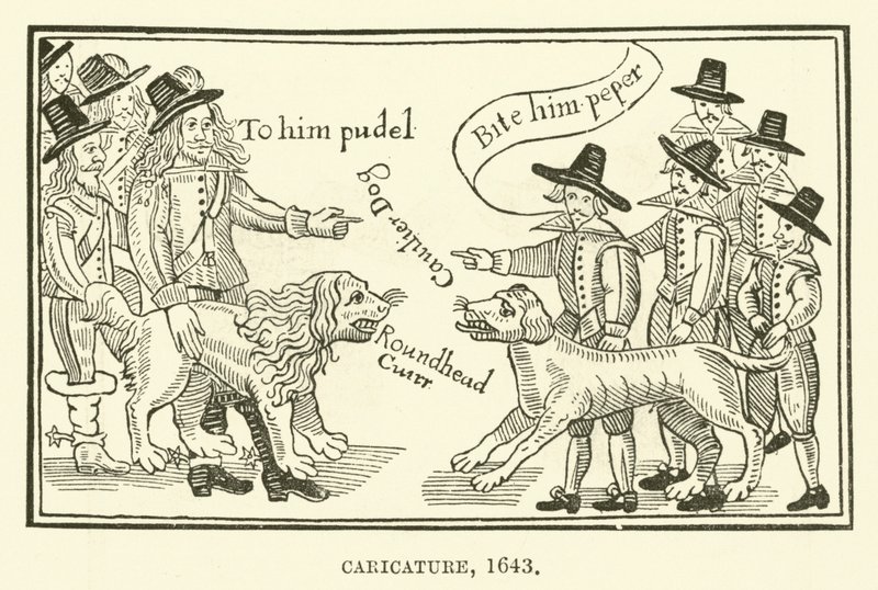 Caricatura, 1643 da English School