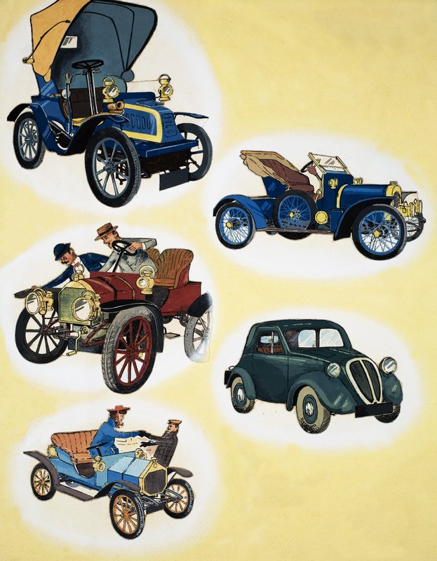 Auto del passato da English School
