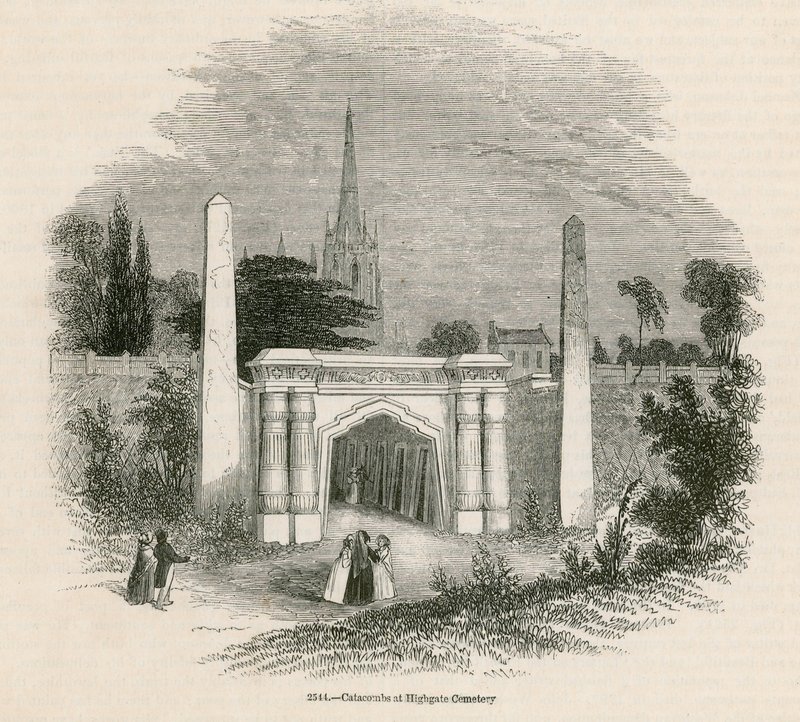 Catacombe del Cimitero di Highgate, Londra da English School