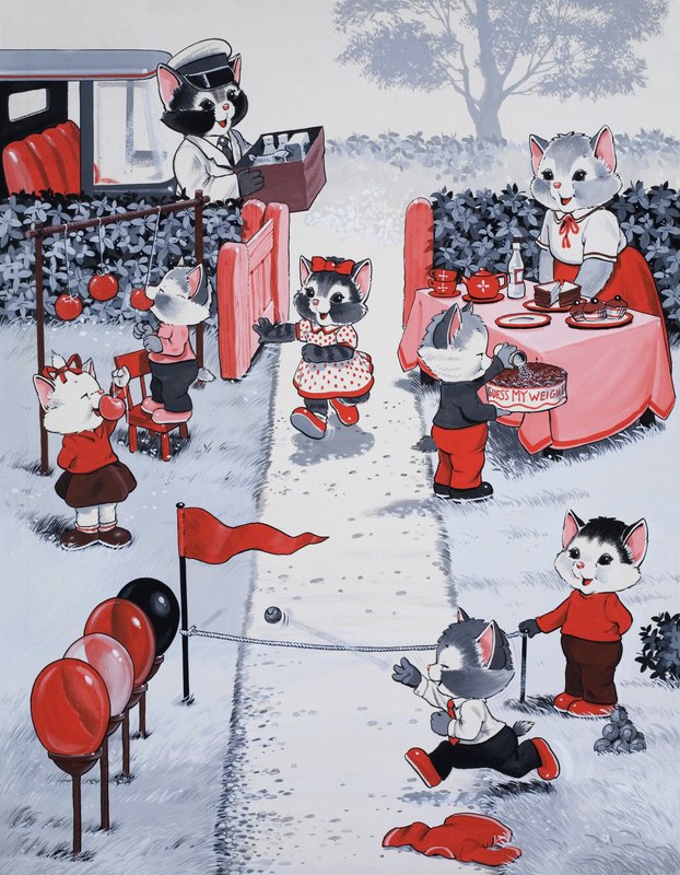 Gatti alla festa da English School