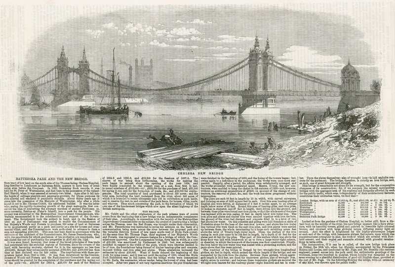 Ponte sospeso di Chelsea da English School