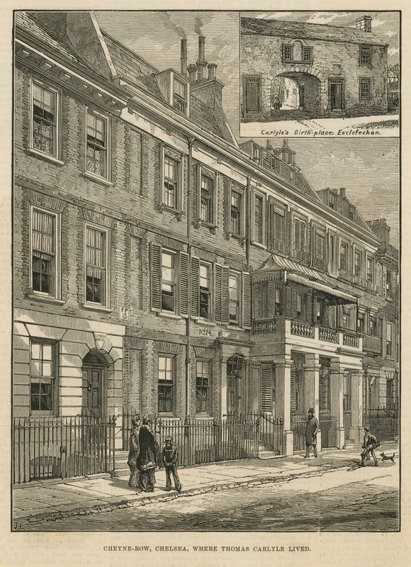 Cheyne Row dove visse Thomas Carlyle da English School