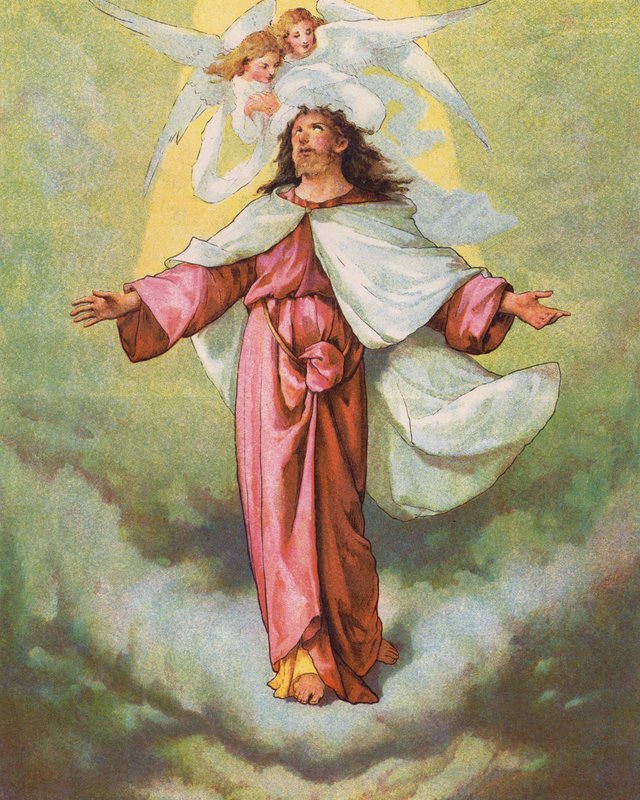 Cristo ascende al cielo da English School