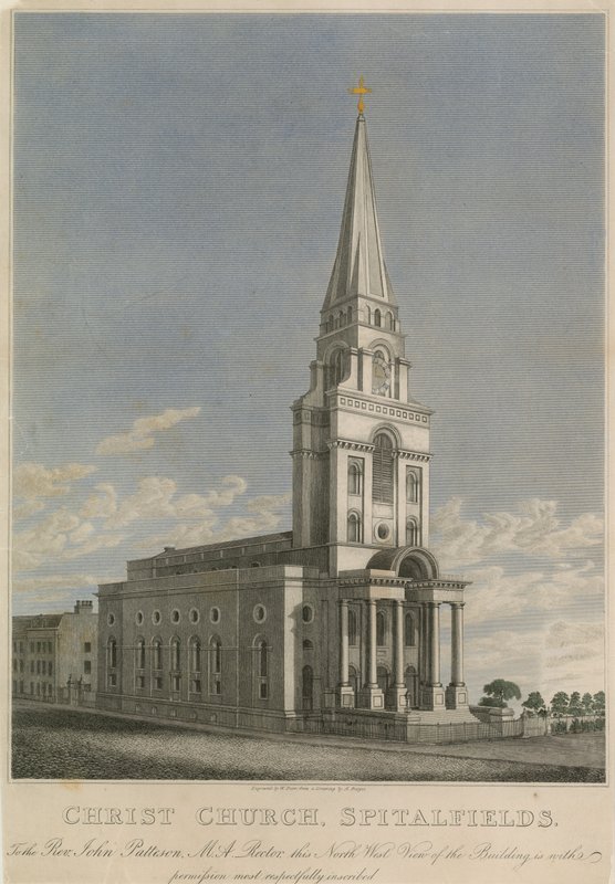 Chiesa di Cristo, Spitalfields, Londra da English School