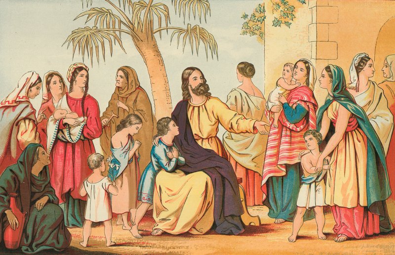 Cristo benedice i bambini da English School