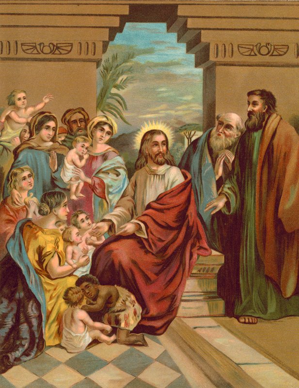 Cristo che benedice i Bambini da English School