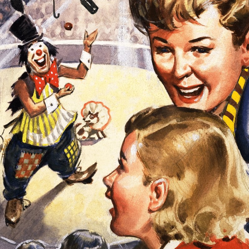 Clown al circo da English School