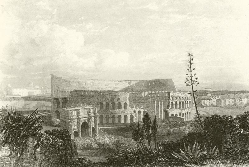 Colosseo a Roma da English School