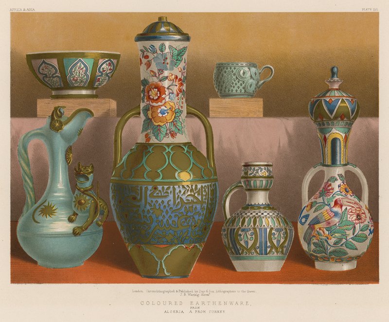 Terracotta colorata dall