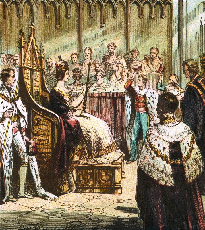 Incoronazione di Vittoria da English School