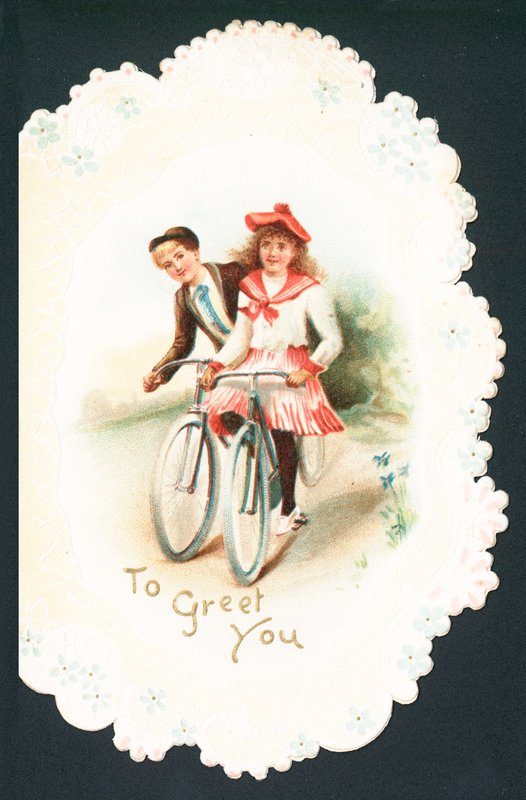 Coppia in bicicletta da English School