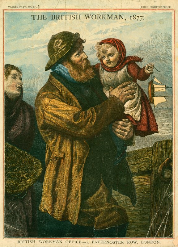 Copertina di The British Workman, 1877 da English School