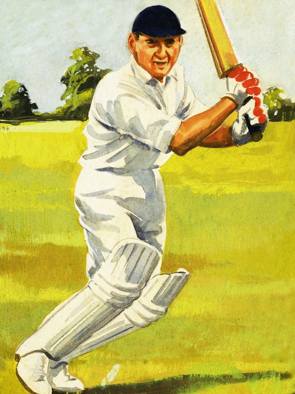 Giocatore di cricket da English School